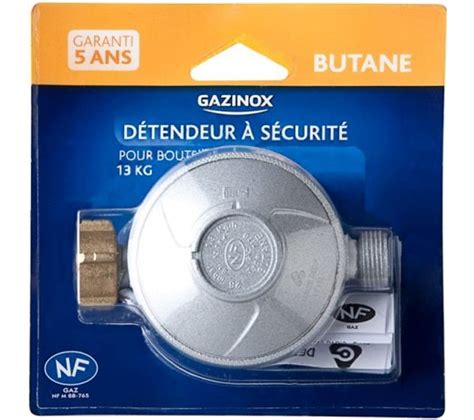 D Tendeur Butane Gazinox Mbar Pour Bouteille Kg Accessoire De