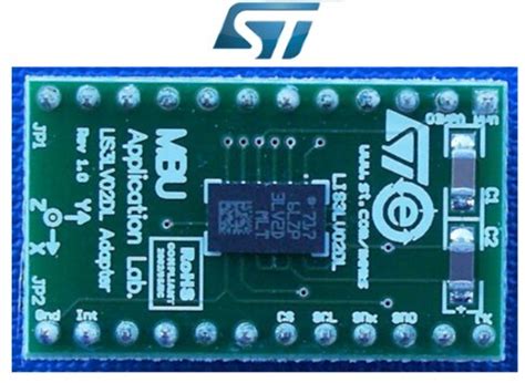 STMicroelectronics STEVAL MKI009V1 Board Based On LIS3LV02DL 3 Axis