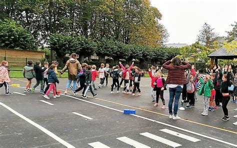 Les élèves de Notre Dame du Sacré Coeur ont mis leurs baskets pour