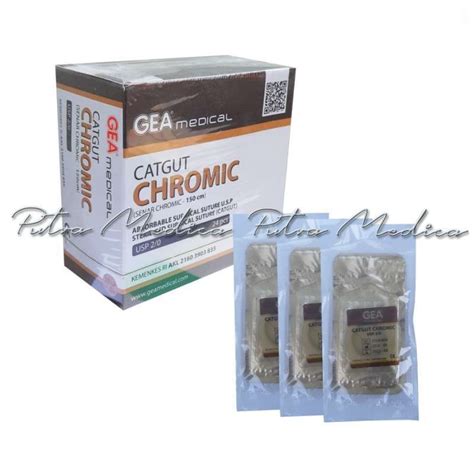 Promo Gea Heacting Catgut Chromic Tanpa Jarum Pc Benang Senar