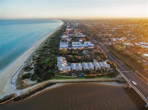 Aerial View of Patterson Lakes and Nepean Highway Stock Photo - Image ...