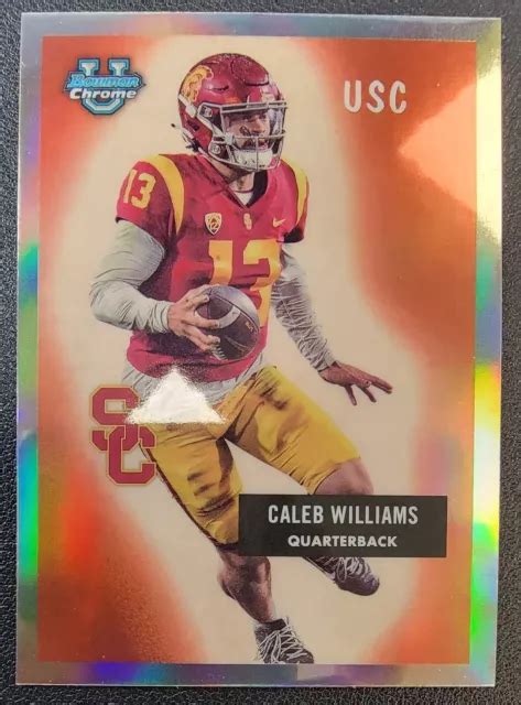 Bowman Chrome University Caleb Williams Usc Bf Eur