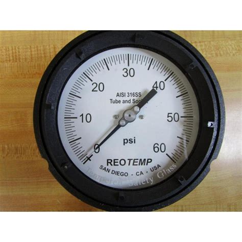 Reotemp Pt45p1ap17 D T Pressure Gauge Pt45p1ap17dt Mara Industrial