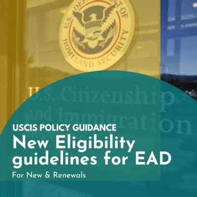 Details Of The New Uscis Policy Guidelines On Ead Applicant Eligbility