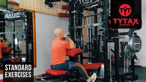 Tytax® T1 X Seated Cable Preacher Curl Youtube