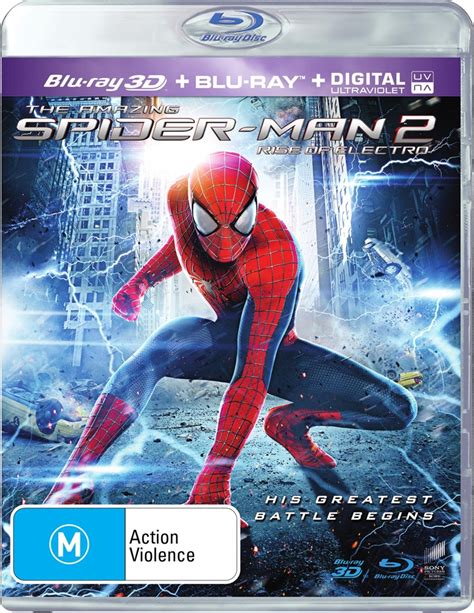 Buy Amazing Spiderman 2 Rise Of Electro 3D BLU RAY 3D Online Sanity