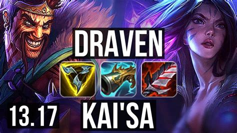 DRAVEN Leona Vs KAI SA Alistar ADC 7 1 4 Godlike 300 Games