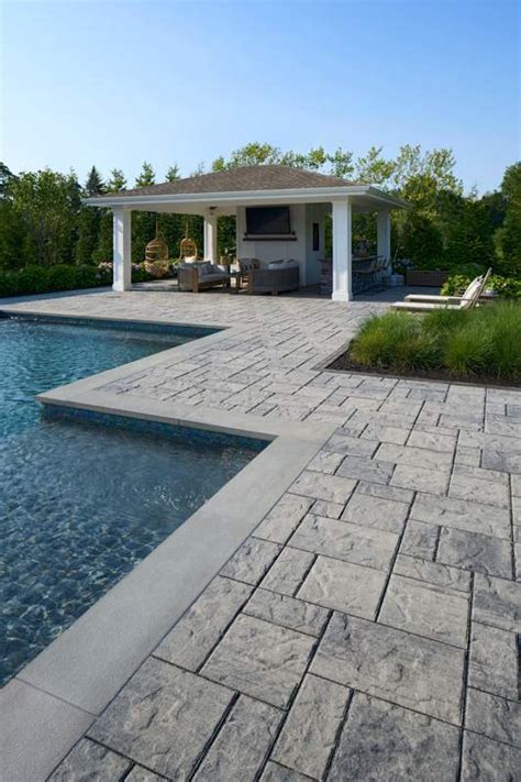 Blu 60 Slate Patio Slabs Techo Bloc Techo Bloc