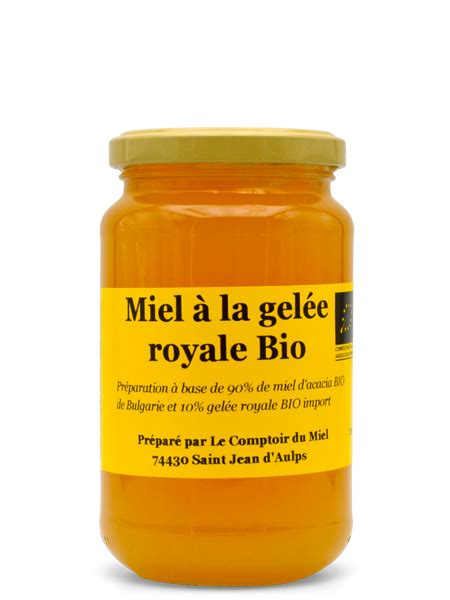 Miel d acacia BIO à la gelée royale BIO Lecomptoirdumiel