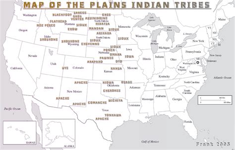 Great Plains Tribes Map