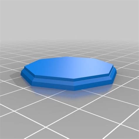 Free Stl File My Customized Miniature Base・3d Printing Design To