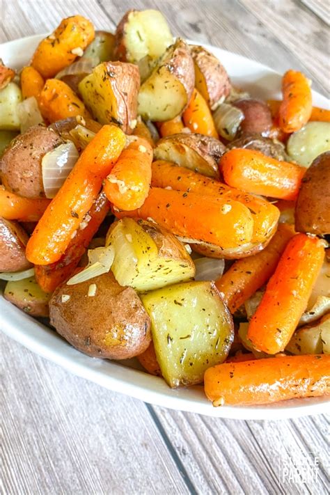 EASY Roasted Potatoes And Carrots SIDE DISH Perfection So Simple In