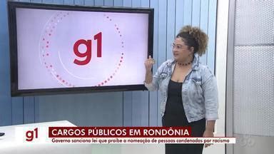 Jornal de Rondônia 1ª Edição Governo sanciona lei que proíbe a