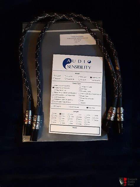 Audio Sensibility OCC Silver SE XLR 0 7m For Sale Canuck Audio Mart