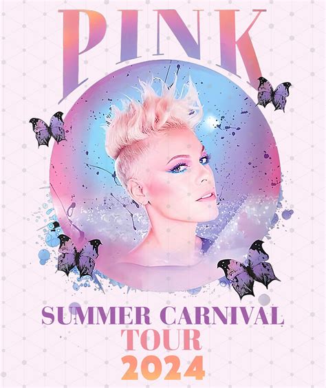 Pink Png File Png P Nk Singer Pink Summer Carnival Tour 2024 Png Pink