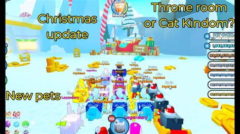 Pet Simulator Christmas Update New Pets New Eggs New Huges New