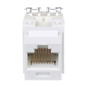 Panduit Nk Mwh Q Keystone Jack Module Utp Cat Rj Punchdown