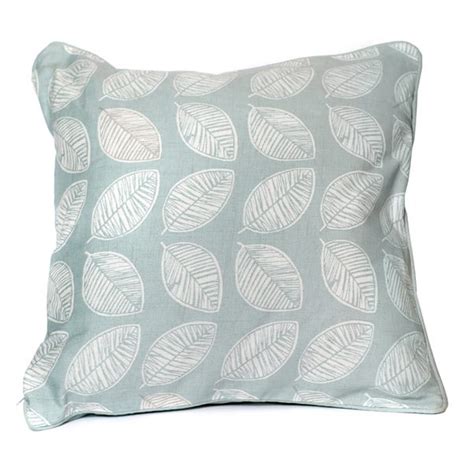 Fusion Delft Duck Egg Cushion Dunelm