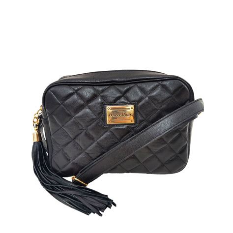 Bolsa Feminina Couro Legitimo Preta Matelasse Tipo Transversal Shopee