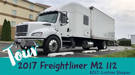 2017 Freightliner M2 112 Bolt Custom Sleeper Truck Tour Youtube