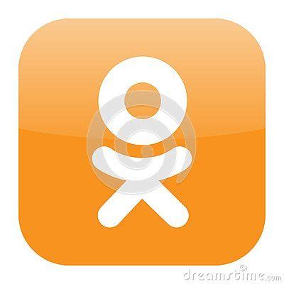 Odnoklassniki Icon Vector Illustration Internet Illustration Vector