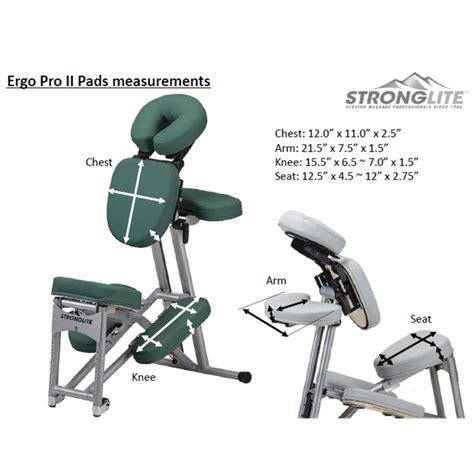 Stronglite Ergo Pro Ii Portable Massage Chair Package Telli Industries