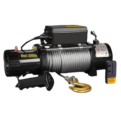 12000LBS 12V 24V Electric Winch For Steel Cox Cable Packages Car