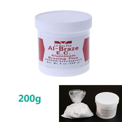 1 Bottle 200g Aluminum Brazing Flux Low Temperature Welding Powder For