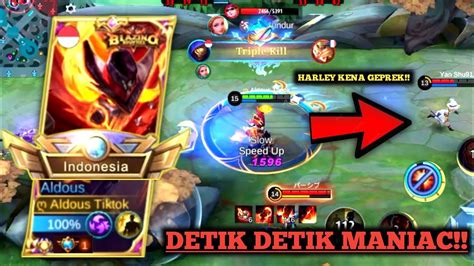 Aldous Mode Markocop Auto Maniac Build Tersakit Aldous Mlbb