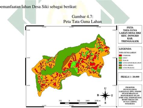 Peta Tata Guna Lahan Memahami Kodisi Geografi Desa Siki