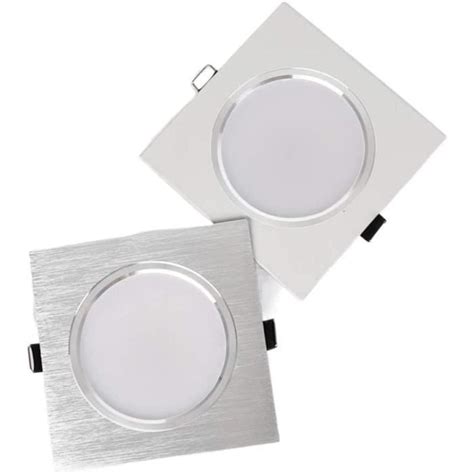 Endurance Spot Led Encastrable 5W 10W Led Plafond Carré Ultra Mince