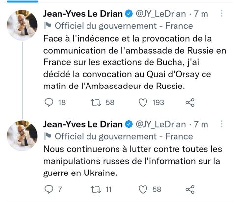 Nicolas Berrod On Twitter Comme Pressenti L Ambassadeur De Russie En