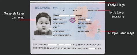 Malaysia International Passport — Model K — Icao Biometric Epassport 2018 — 2023