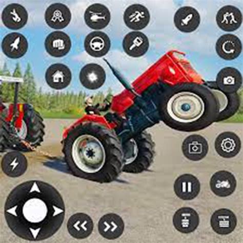 Real Heavy Lorry Tractor Simulator Plow Farming Town Tractor Tug Of War