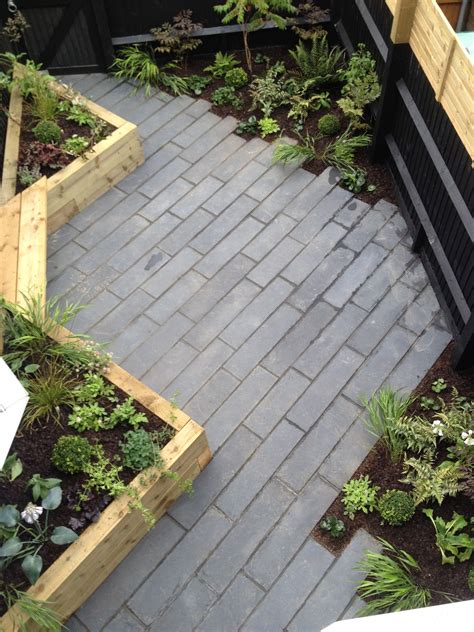 Ced Black Limestone Plank Paving Garden Design By Johanna Hosking