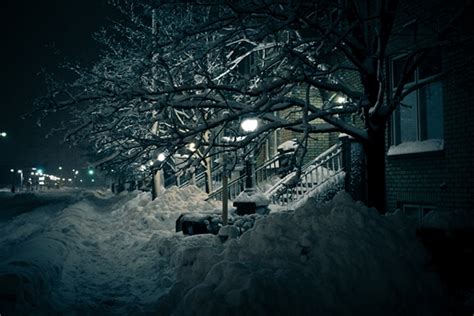 Night Snowstorm on Behance