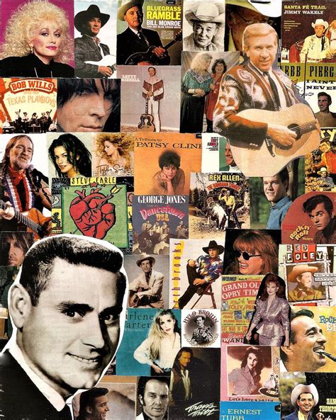 Classic Country Music Collage 2 Digital Art By Doug Siegel