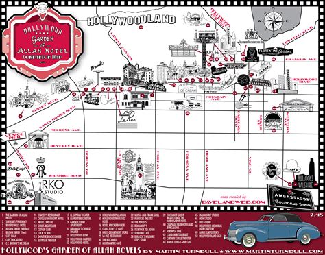 Davelandblog: Old Hollywood Map: The Hollywood Hotel