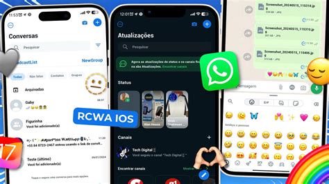 WHATSAPP IGUAL IPHONE IOS ATUALIZADO NO ANDROID 2024 Rc IOS YouTube