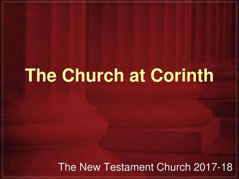 The New Testament Church Ppt Download