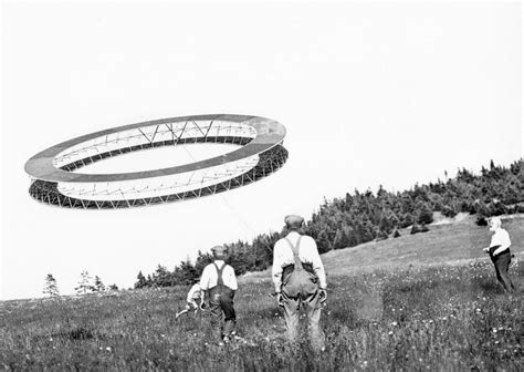 Alexander Graham Bell With Tetrahedral Kite 1908 Poster Print By