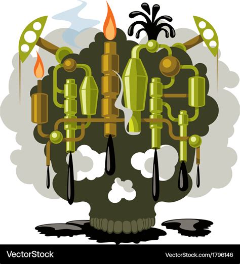 Oil Pollution Royalty Free Vector Image VectorStock