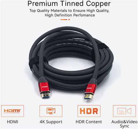 Mowsil HDMI To HDMI 1.4V Cable, Upto 4K @ 30HZ Resolution, Pure Copper ...