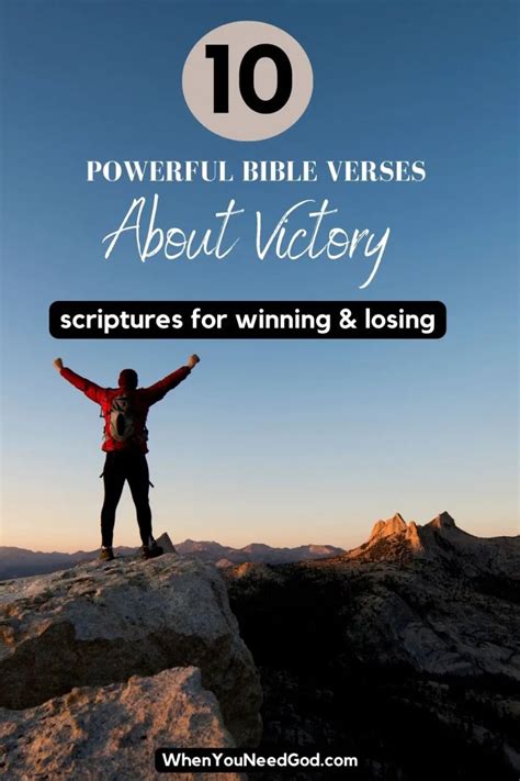 10 Powerful Bible Verses About Victory Scriptures For Winning