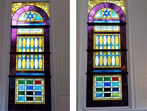 Congregation Beth Israel Installs New Stained Glass Windows In Synagogue