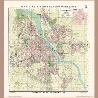 Zklamání Deset Savý mapa warszawy 1939 Živý informace Neurčitý