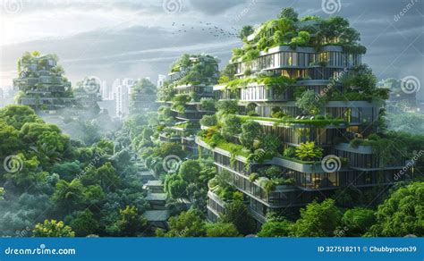 Sustainable Urban Design Vision Of A Futuristic City Harmonizing