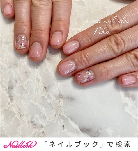 春オールシーズンオフィスハンドグラデーション ＊mami＊ ~private Nail Salon Fika~のネイルデザイン