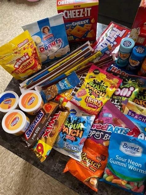 Pin By Brittany Billington On 30th Birthday Junk Food Snacks Snacks Sleepover Food