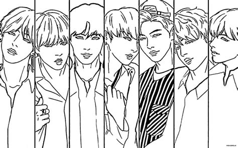 81 Bts Coloring Pages